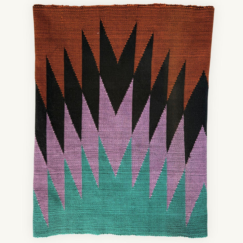 Naga Mulberry Table Runner · Terracotta · 40 × 190 cm