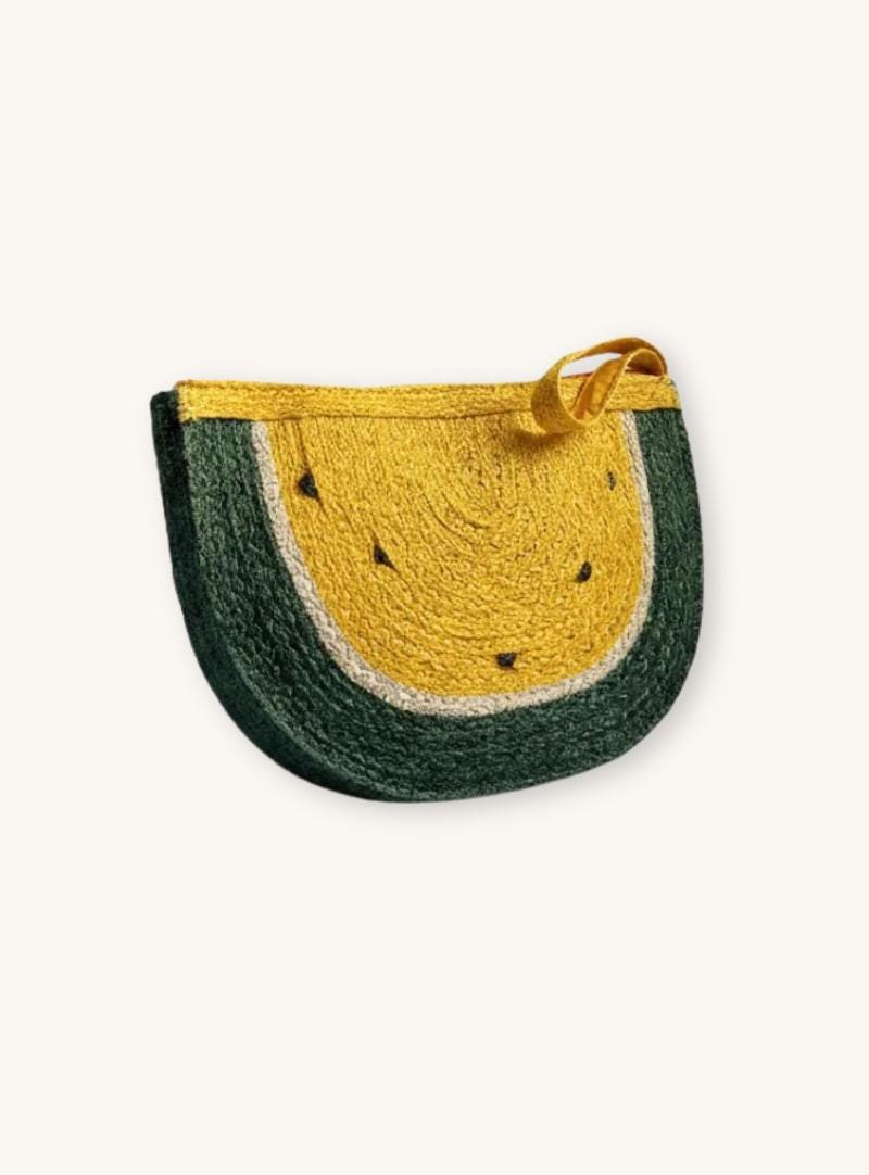 Sisal Melon Bag · Yellow