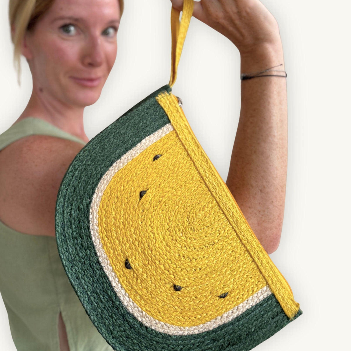 Sisal Melon Bag · Yellow