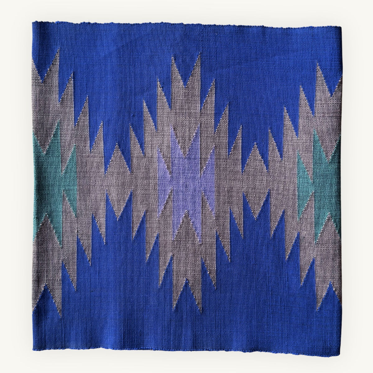 Naga Mulberry Table Runner · Blue · 40 × 190 cm