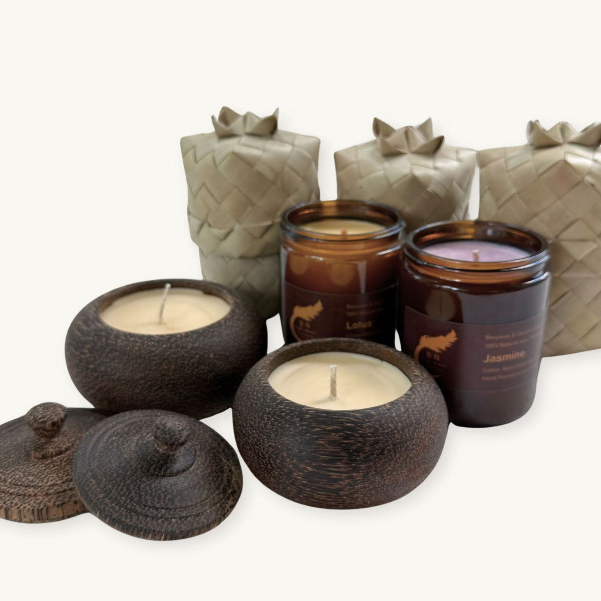 Palm Wood Candle · Jasmine