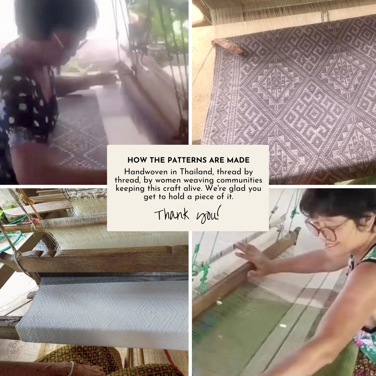 Khit Cotton Scarf · Black & White · 80 × 200 cm