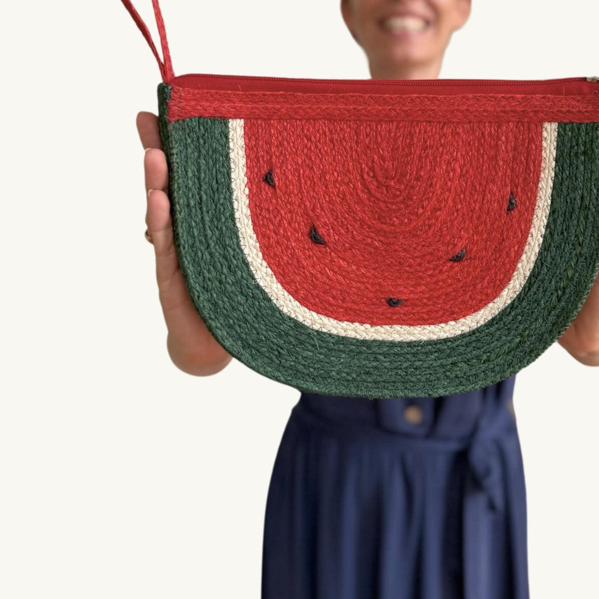 Sisal Melon Bag · Red
