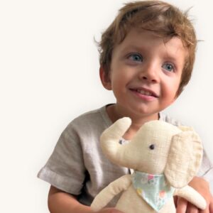 Mika – the gentle cotton elephant