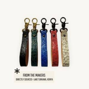 Keyholder in 6 colors made by Ambani Fish Leather presented by SoRarePieces
