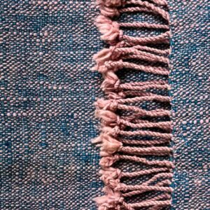 Raw & Real - Handspun Cotton Scarf "Blush Cloud"