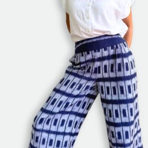 Handspun Ikat Cotton Pants