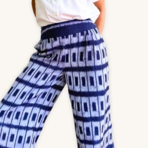 Handspun Ikat Cotton Pants