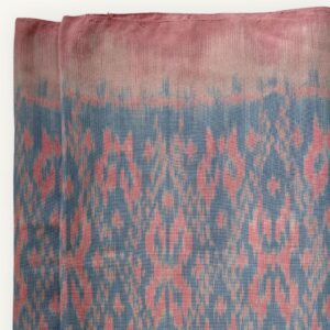 Ikat Cotton Scarf "Sky"