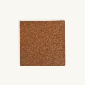 Cork backing of handpainted azulejo coaster – 10x10cm ceramic tile by Maribel, Minho Sol & Lua collection, SoRarePieces